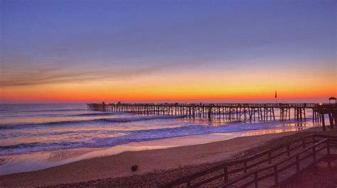 Flagler Beach Pier At Sunrise Photograph by DM Photography- Dan Mongosa