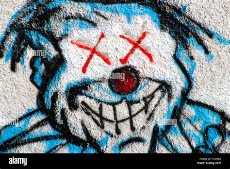 Scary clown drawing hi-res stock photography and images - Alamy