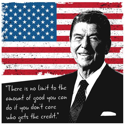 Patriotic Ronald Reagan Quote Digital Art by Carlos V - Fine Art America