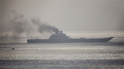 Russia's Admiral Kuznetsov aircraft carrier caught on fire — again