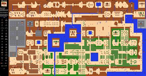 Nintendo Zelda Map