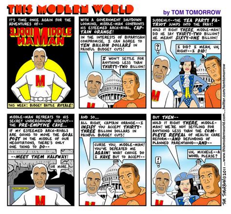 Acerbic Politics: Four Tom Tomorrow cartoons