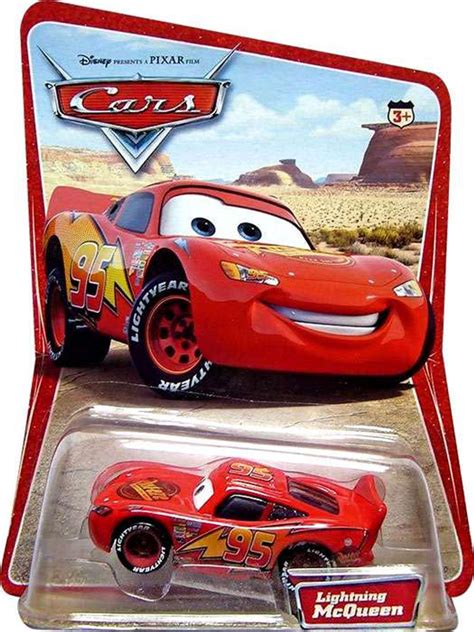 Disney Pixar Cars Series 1 Lightning McQueen 155 Diecast Car Mattel ...