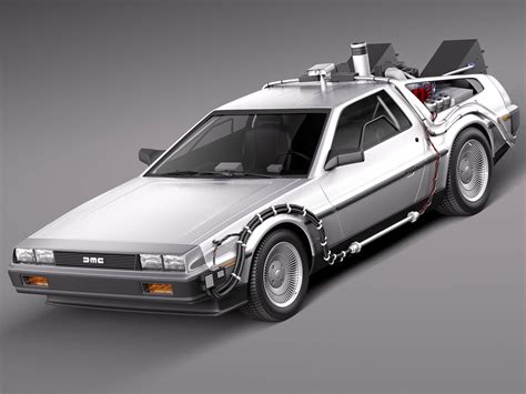 Back To The Future 1 DeLorean - 3D Model by SQUIR