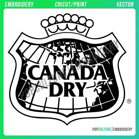 Canada Dry - Official Logo for Embroidery & Vector • Pop Culture ...