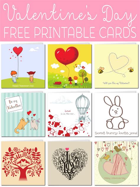 Free Printable Valentine Cards