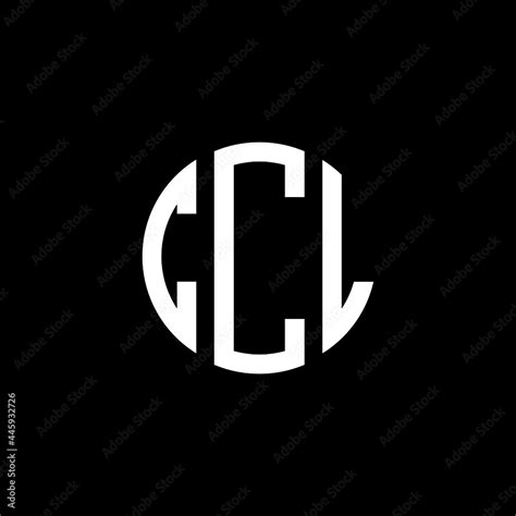 CCL letter logo design. CCL letter in circle shape. CCL Creative three ...