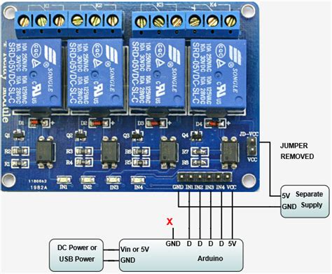 Relay module effecting Arduino - General Electronics - Arduino Forum