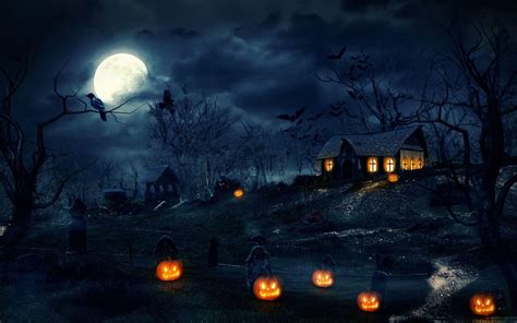 Halloween Night Wallpapers - Top Free Halloween Night Backgrounds ...