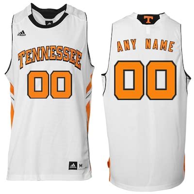 adidas Tennessee Volunteers Customizable Basketball Jersey - White ...