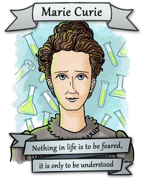 Marie Curie Sticker by shecience | Marie curie, Science quotes, Science art