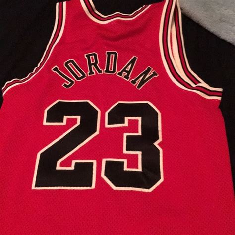 Nike | Other | Michael Jordan Authentic Jersey Red Number 23 | Poshmark