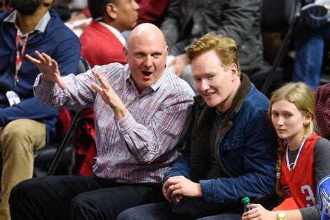 Conan O'Brien and Kids at the Clippers Game January 2016 | PS Celebrity