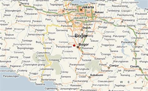 Bogor Map - Indonesia