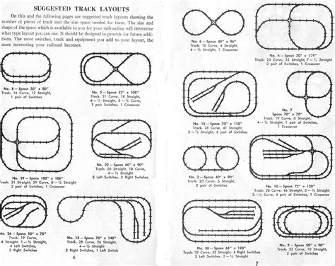 American Flyer Suggested Track Layouts Ho Scale Train Layout, Ho Train ...