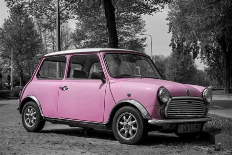 Pink Mini Car - Free photo on Pixabay - Pixabay