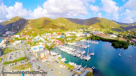 "MARINER2" DRONE Tour of Road Town, Tortola, in the British Virgin ...