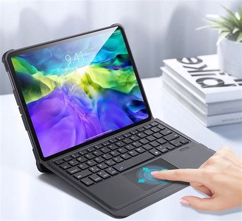 Keyboard with Trackpad for iPad Pro 11" (2018),(2020),(M1 2021),iPad ...