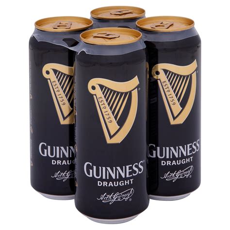 Guinness Draught 4 x 440ml | Beer | Iceland Foods