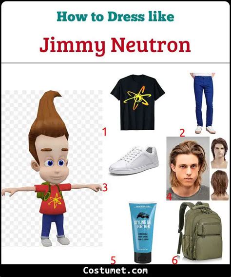 Jimmy Neutron Costume for Halloween