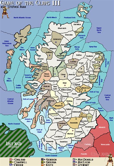 Scottish Clan Surnames | The Game of the Clans III | Clan, Scottish ...