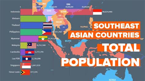 South Asia Population Map