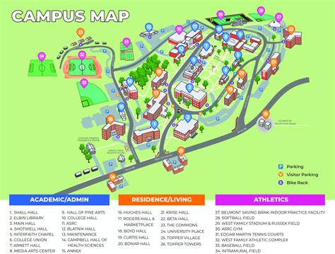 Liberty University Campus Map - Wynne Karlotte