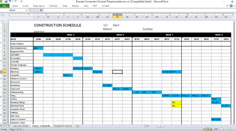 How to plan your project timeline with a Construction Schedule Template?