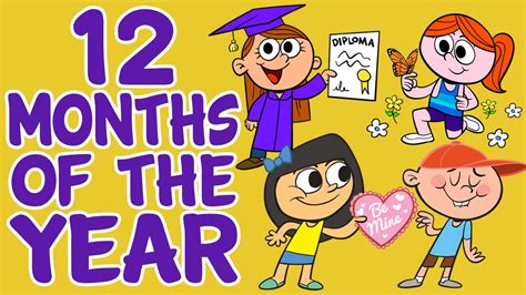 Months of the Year Song - 12 Months of the Year - Kids ... | Doovi