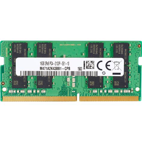 HP 4GB DDR4 2666 MHz SO-DIMM Memory Module 3TK86AT B&H Photo