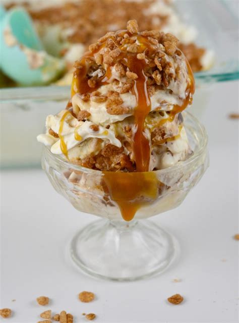 No Churn Caramel Ice Cream with Cinnamon Crunch - Houston Mommy and ...