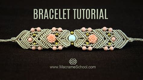 Mirrored Macramé Bracelet TUTORIAL by Macrame School