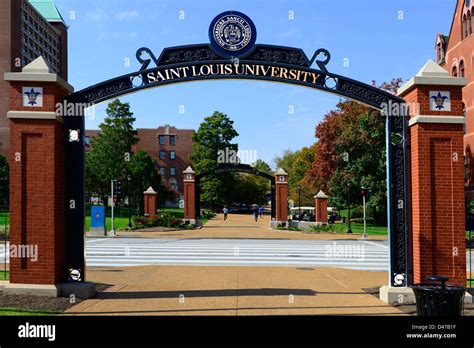 Saint Louis University St. Louis MO Campus Stock Photo - Alamy