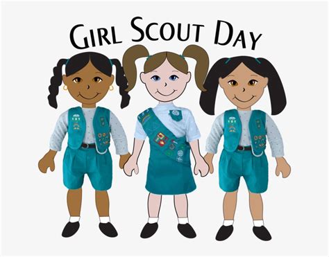 Girl Scout Clipart Clipart - Girls Scouts Day Transparent PNG - 630x578 ...