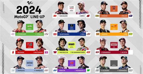 The 2024 MotoGP™ grid