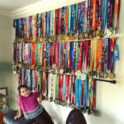 Medal wall. How to display your race medals. Medal Monday Pictures ...