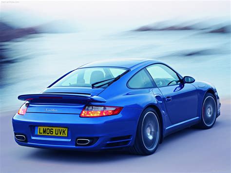 2007 Blue Porsche 911 Turbo wallpapers