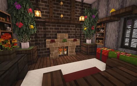 Minecraft Fireplace