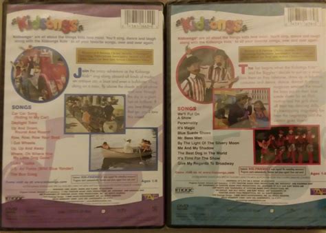 2x Kidsongs DVD LOT- Cars, Boats, Planes & Trains +Let's Put On A Show ...