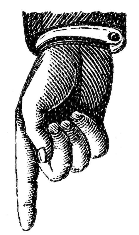 vintage hand pointing down | Clip art vintage, Pointing hand, Vintage ...