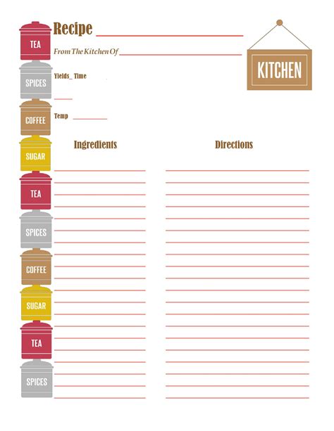 42 Perfect Cookbook Templates [+Recipe Book & Recipe Cards]