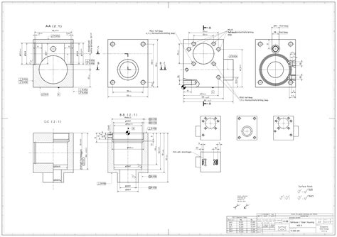 Autocad Mechanical Drawings Samples