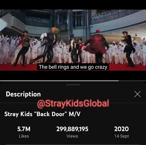 Stray Kids Global on Twitter: "Stay! "Back Door" is just 110,805 away ...