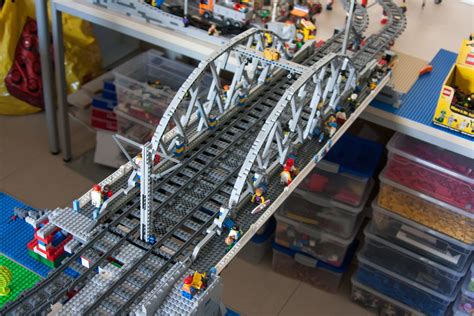 Big train bridge | Lego city train, Lego city, Lego bridge