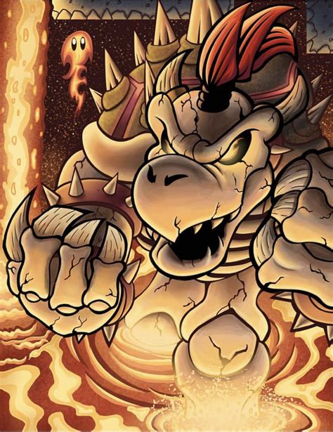 Dry Bowser Fan Art