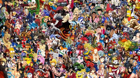 Anime Collage Wallpapers - Wallpaper Cave