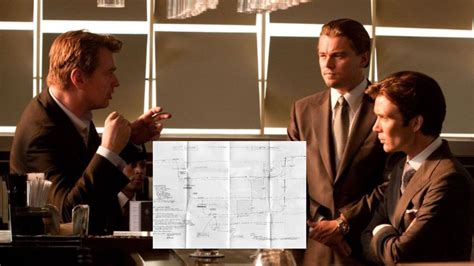 Christopher Nolan's Hand Drawn Plot Map For 'Inception' Confuses Fans ...