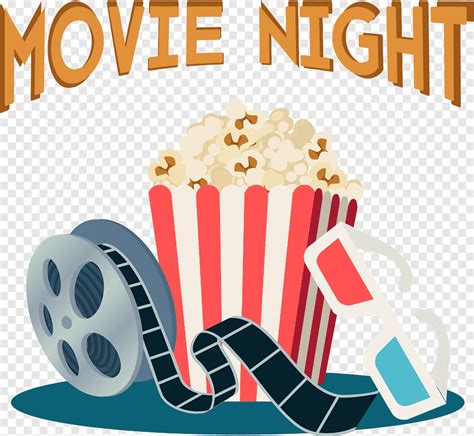 Kids Movie Night Clipart