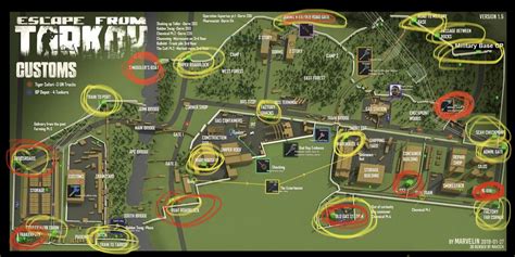 Escape From Tarkov Customs Map 2021 - Escape From Tarkov Customs Map ...