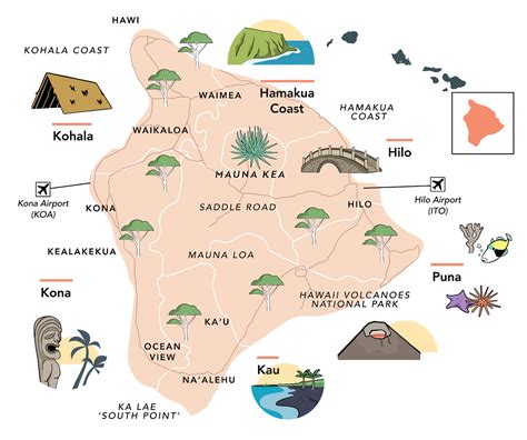 Free Printable Map Of Big Island Hawaii